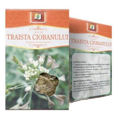 Ceai de traista ciobanului, 50 g, Stef Mar