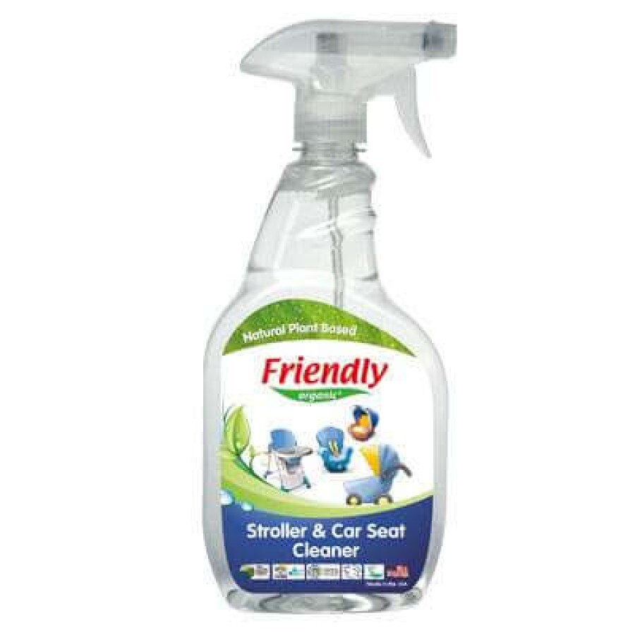 Spray Bio pentru curatarea carucioarelor, landourilor si scaunelor auto, 650 ml, Friendly Organic