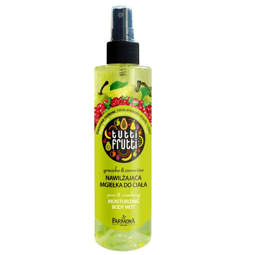 Spray hidratant de corp Pere si Merisoare Tutti Frutti, 200 ml, Farmona