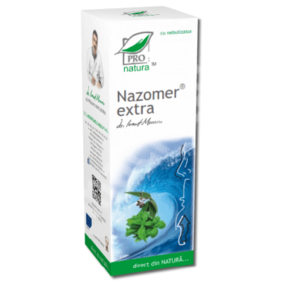 Spray nazal cu nebulizator Nazomer extra, 30 ml, Pro natura Vitamine si suplimente
