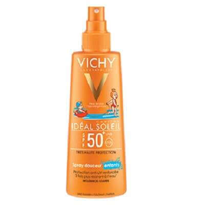56654 spray protectie solara pentru copii fata si corp spf 50 ideal soleil 200 ml vichy 1