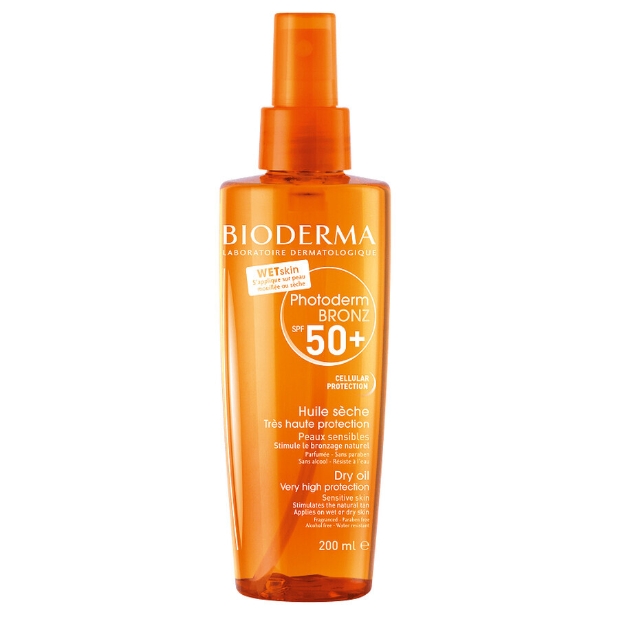 Spray protectie solara Bronz Brume SPF 50+ Photoderm, 200 ml, Bioderma