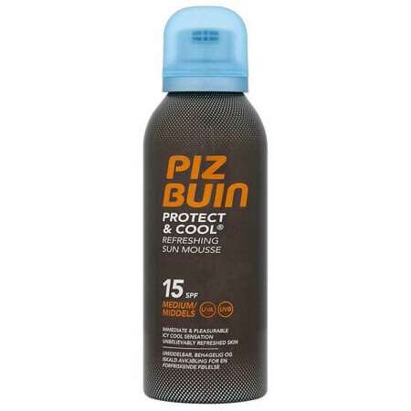 Spumă revigorantă, SPF15 Protect & Cool, 150 ml, Piz Buin