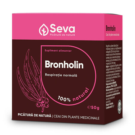 Ceai din plante Bronholin, 50 g, Seva