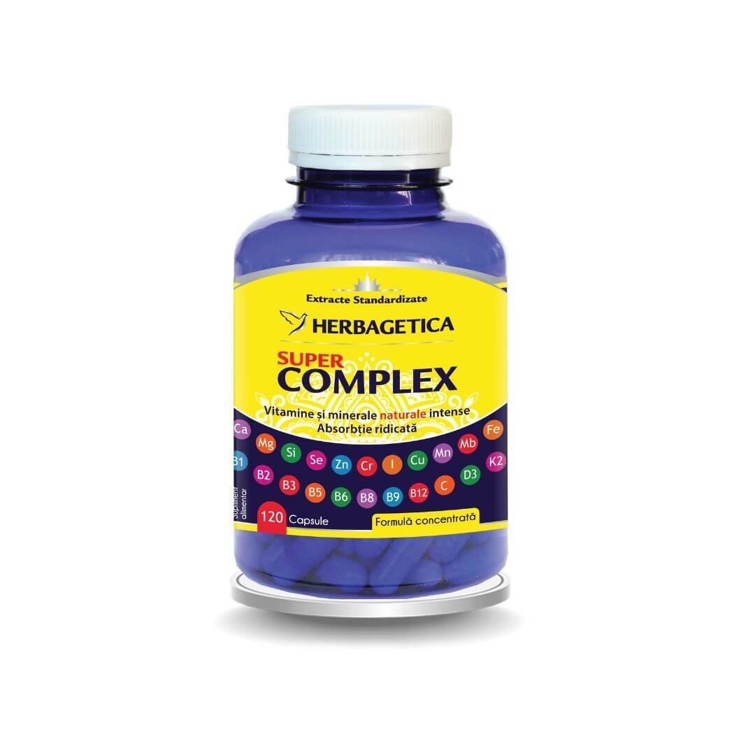 Super complex, 120 Capsule, Herbagetica Vitamine si suplimente