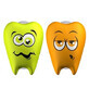 Suport pentru periuțe de dinți Lime&amp;Orange, 2 bucăți, 1490LO, Flipper