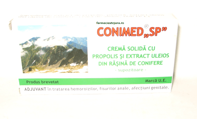 Supozitoare Conimed SP, 10×1 g, Elzin Plant Vitamine si suplimente