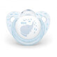 Suzete din silicon Baby Blue M2, 6-18 luni, Nuk