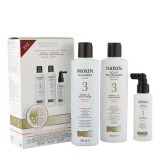 SYS3 Kit Șampon, 300 ml, Revitalizator pentru scalp, 300 ml și Tratament pentru scalp, 100 ml, Nioxin