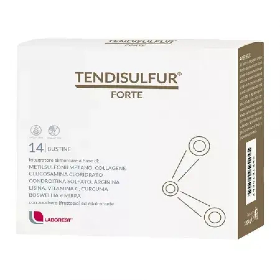 Tendisulfur Forte, 14 plicuri, Laborest Italia recenzii