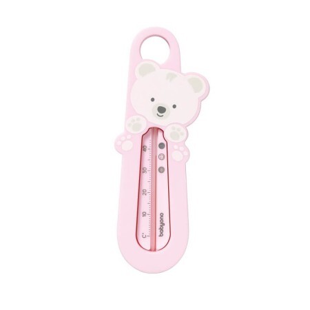 Termometru pentru baie, ursulet roz. Babyono