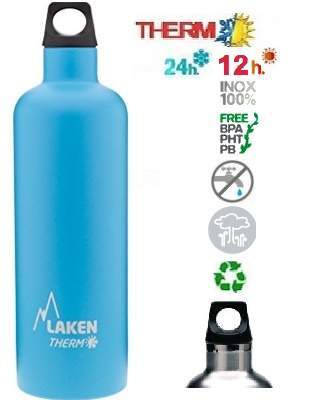 Termos inox bleu futura, 500ml, Laken