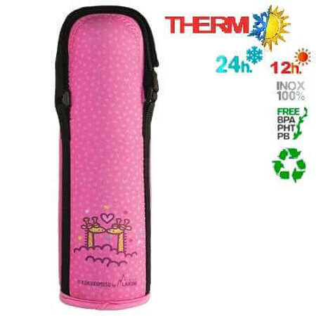 Termos lichide si Husa Neopren Girata, 0.50 L, Laken