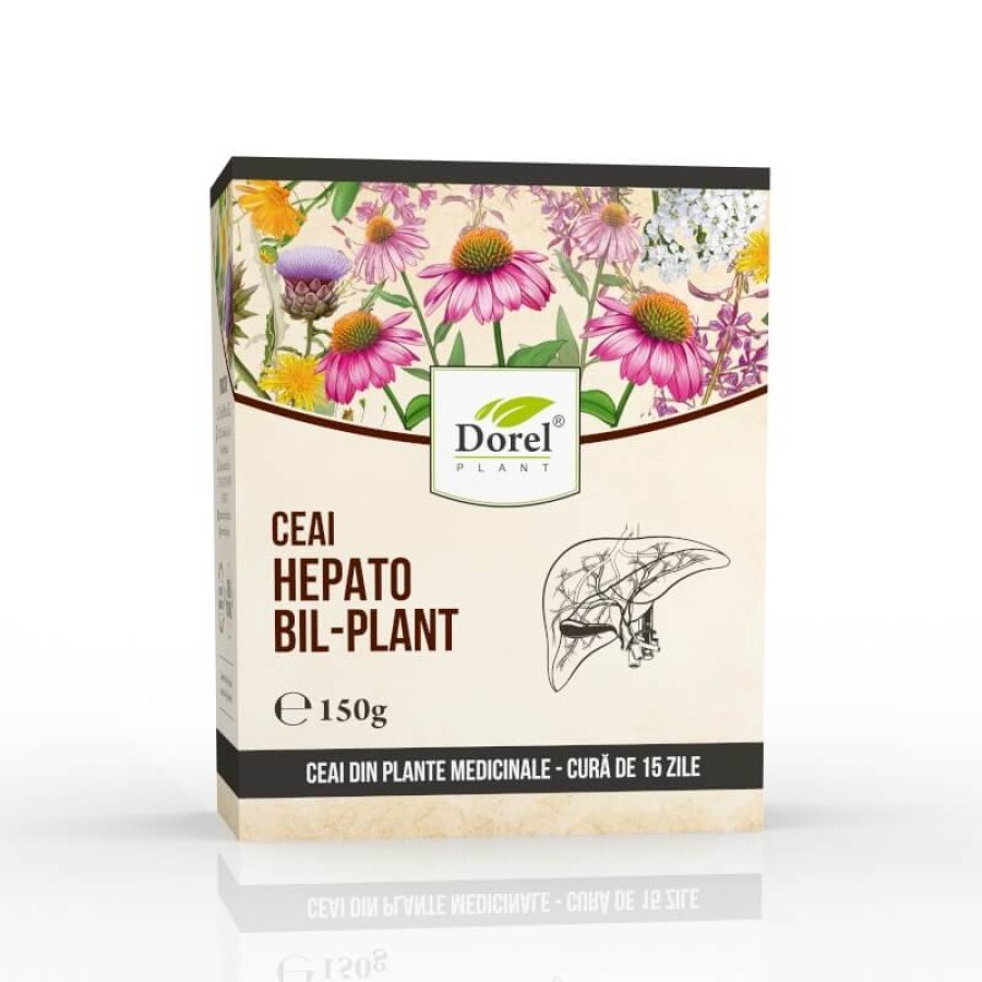 Ceai Hepato-Bil plant, 150 g, Dorel Plant