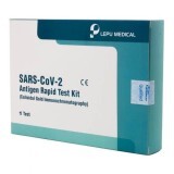 Test Rapid Sars-Cov-2, Antigen, Nazofaringian, 1 buc, Lepu Medical