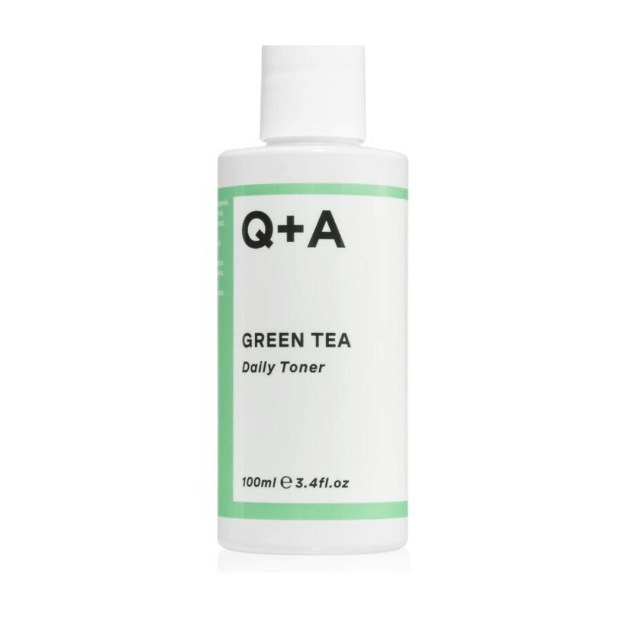 Toner facial cu ceai verde, 100 ml, Q+A