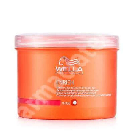 Tratament mască hidratant pentru păr cu structura puternică Enrich, 500 ml, Wella Professionals