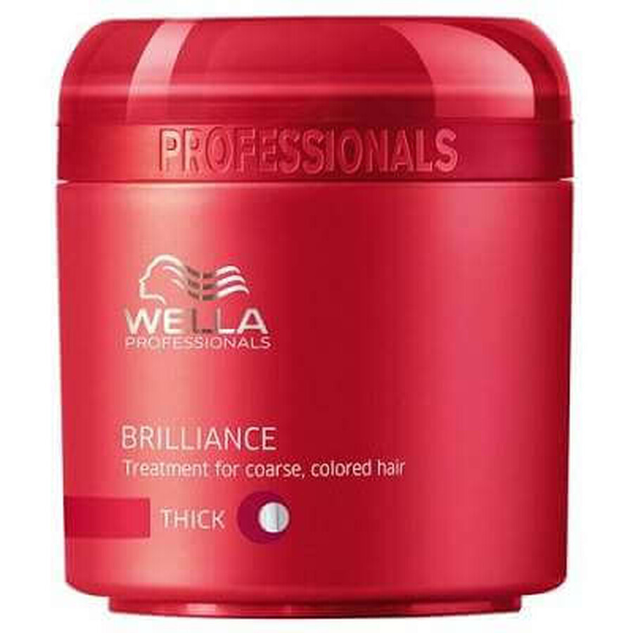 Tratament pentru păr vopsit cu fir gros Brilliance, 150 ml, Wella Professionals