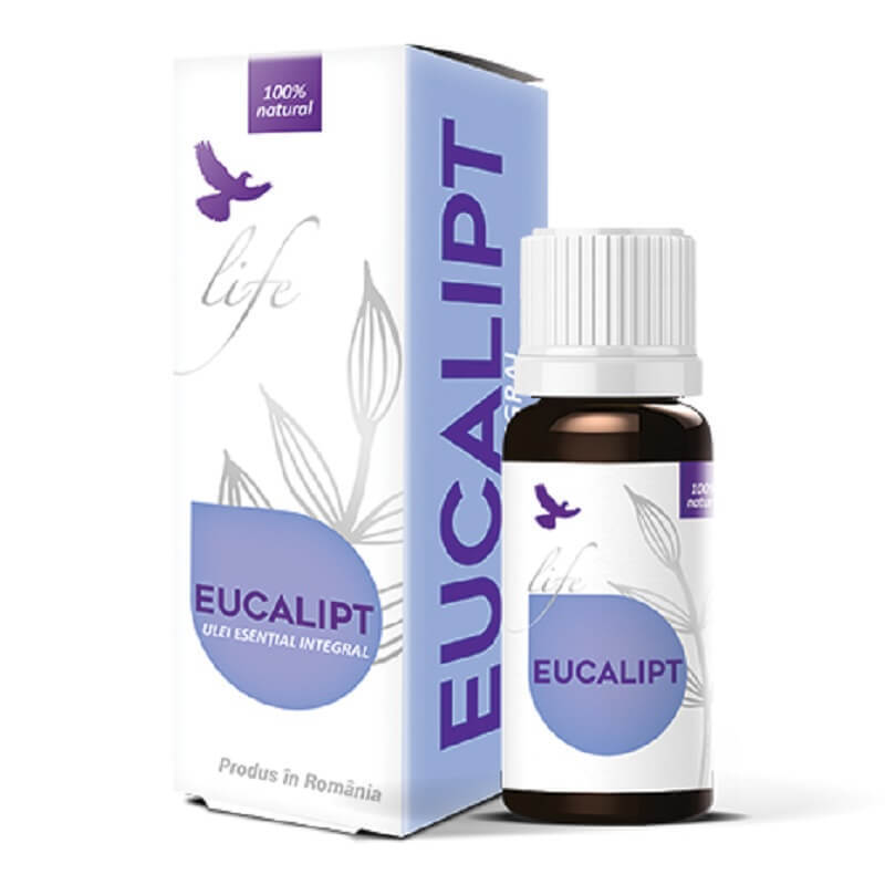 Uliei integral de Eucalipt, Life, 10 ml, Bionovativ Uleiuri esențiale