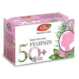 Ceai natural feminin 50+, 20 plicuri, Fares
