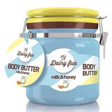 Unt de corp cu lapte și miere Dairy Fun, 300 g, Delia Cosmetics