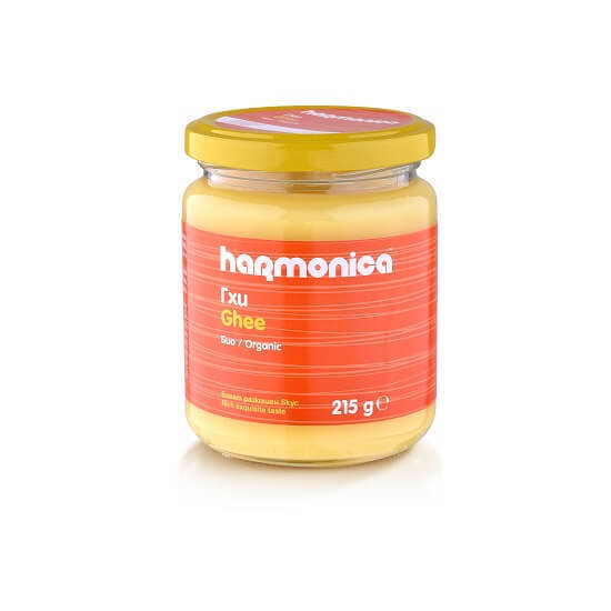 Unt organic de vaca Ghee, 215 gr, Harmonica