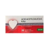 Acid acetilsalicilic 75 mg, 30 comprimate, Krka