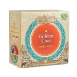 Ceai premium Hari Tea Golden Chai, 10 plicuri, Bio Holistic