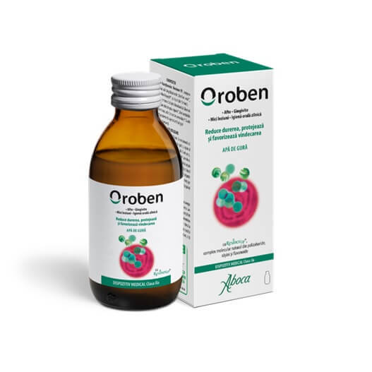 Apa de gura Oroben, 150 ml, Aboca