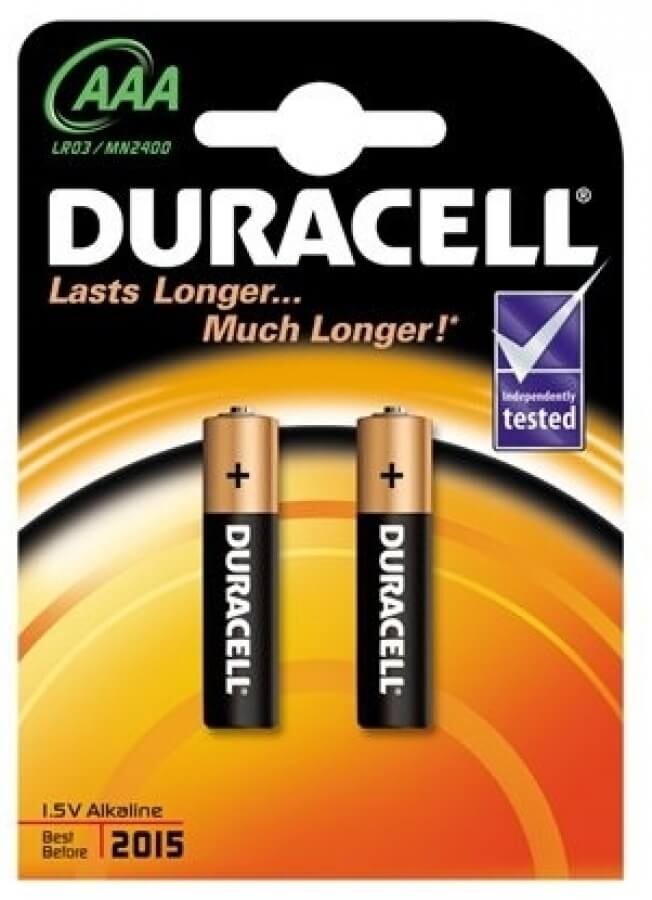 Baterii Basic AAA, 2 bucati, Duracell