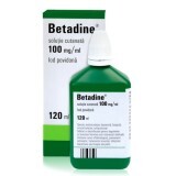 Betadine solutie, 120 ml, Egis Pharmaceutical