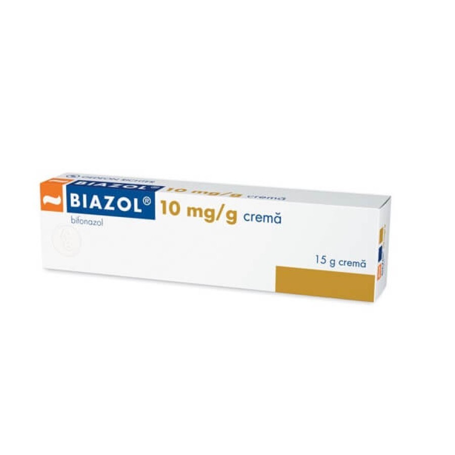 Biazol crema 10 mg/g, 15 g, Gedeon Richter Romania
