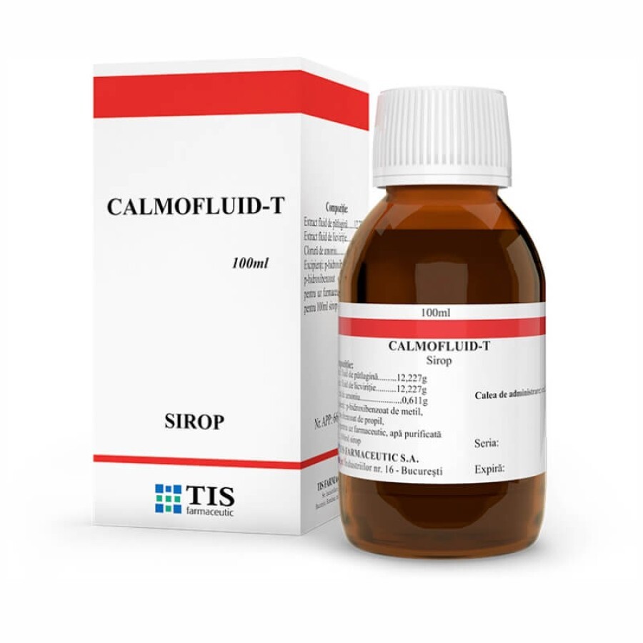 Calmofluid-T sirop, 100 ml, Tis Farmaceutic recenzii
