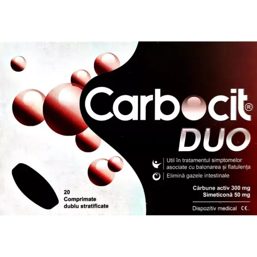 Carbocit Duo, 20 comprimate, Biofarm