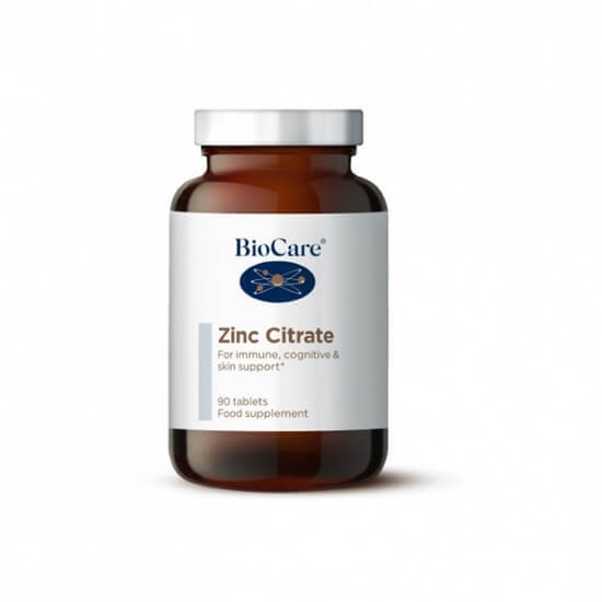 Citrat de zinc, 90 capsule, BioCare