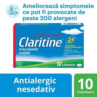 Claritin 10 mg, 10 comprimés, Bayer