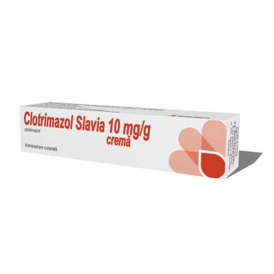 Clotrimazol crema 1%, 20 g, Slavia