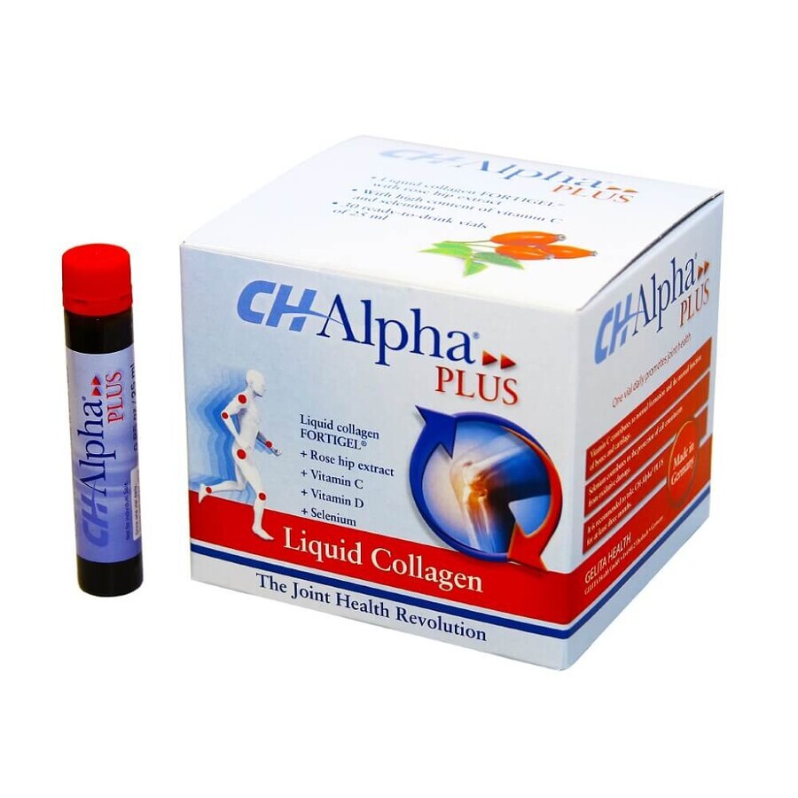 Colagen lichid Ch Alpha Plus, 30 fiole buvabile, Gelita Health recenzii