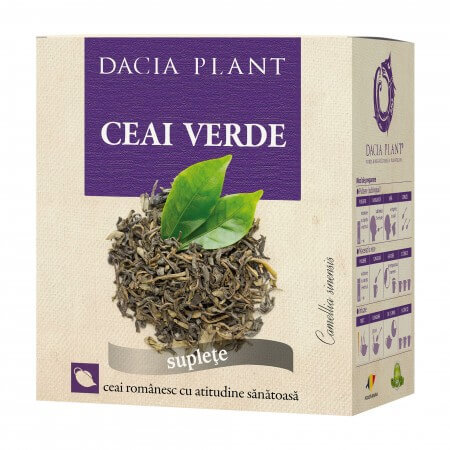 6183 ceai verde 50 g dacia plant 1