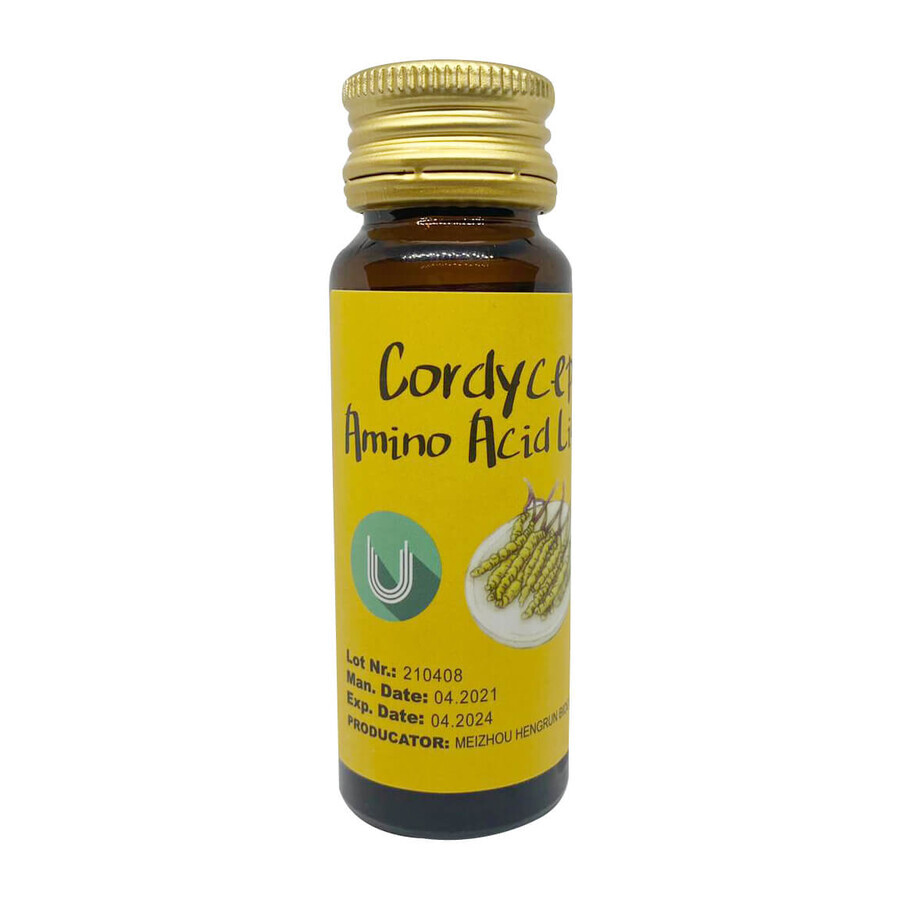 Cordyceps Amino Acid Liquid, 6 fiole x 30 ml, Meizhou Hengrun