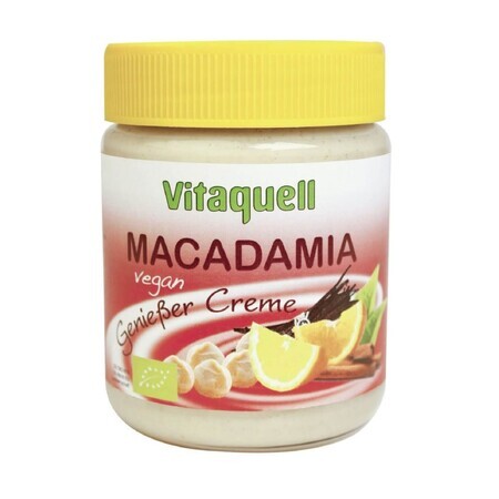 Crema Bio vegana din nuci macadamia si condimente, 250 g, Vitaquell