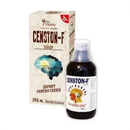 censton f suport optim pentru creier Censton-F Sirop, 200 ml, Bio Vitality