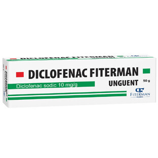 Diclofenac unguent 10 mg/g, 50 g, Fiterman