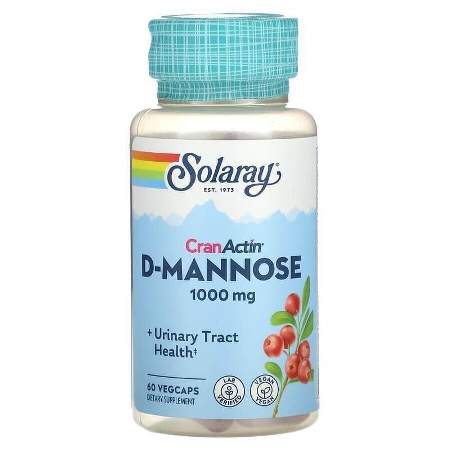 D-Mannose Solaray, 60 capsule, Secom