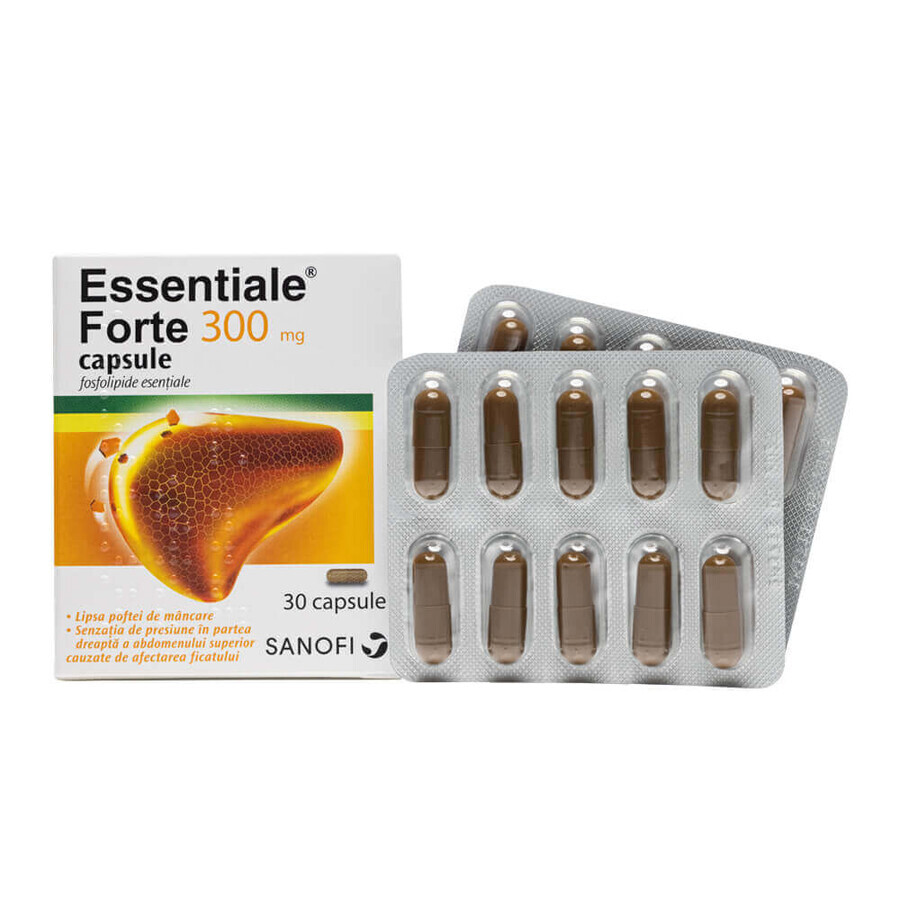 Essentiale Forte 300 mg, 30 capsule, Sanofi