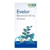 Evelor Resveratrol 50mg, 30 capsule, Medochemie Ltd