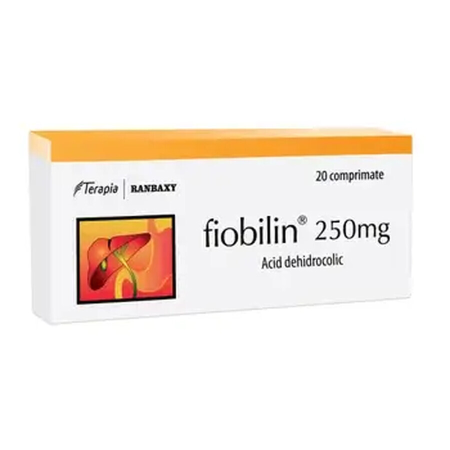 Fiobilin, 20 comprimate, Terapia