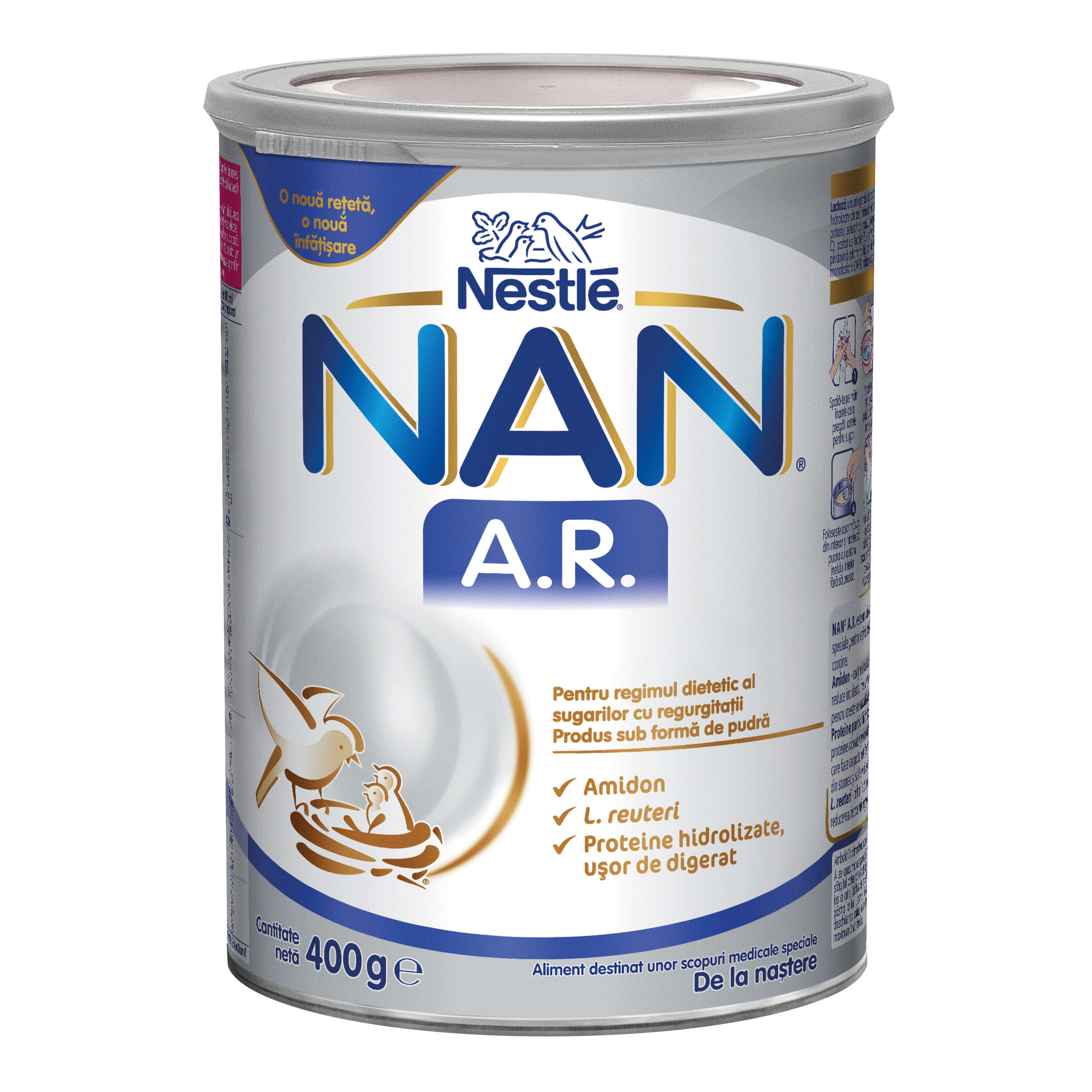 retete de mancare de regim pentru inima Formula de lapte pentru regim dietetic Nan A.R., 400 g, Nestle