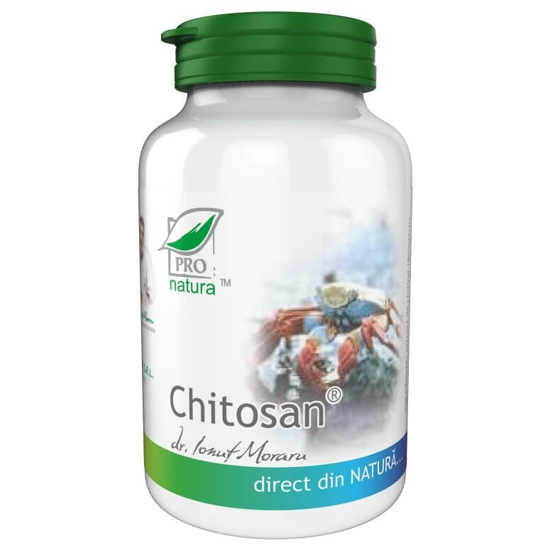 Chitosan, 60 capsule, Pro Natura Vitamine si suplimente