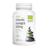 Chlorella ecologică 500mg, 100 comprimate, Alevia